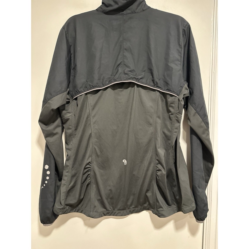 EUC Mountain Hardwear Women SzXL Kor AirShell Lightweight Full Zip Black Jacket - Picture 2 of 13
